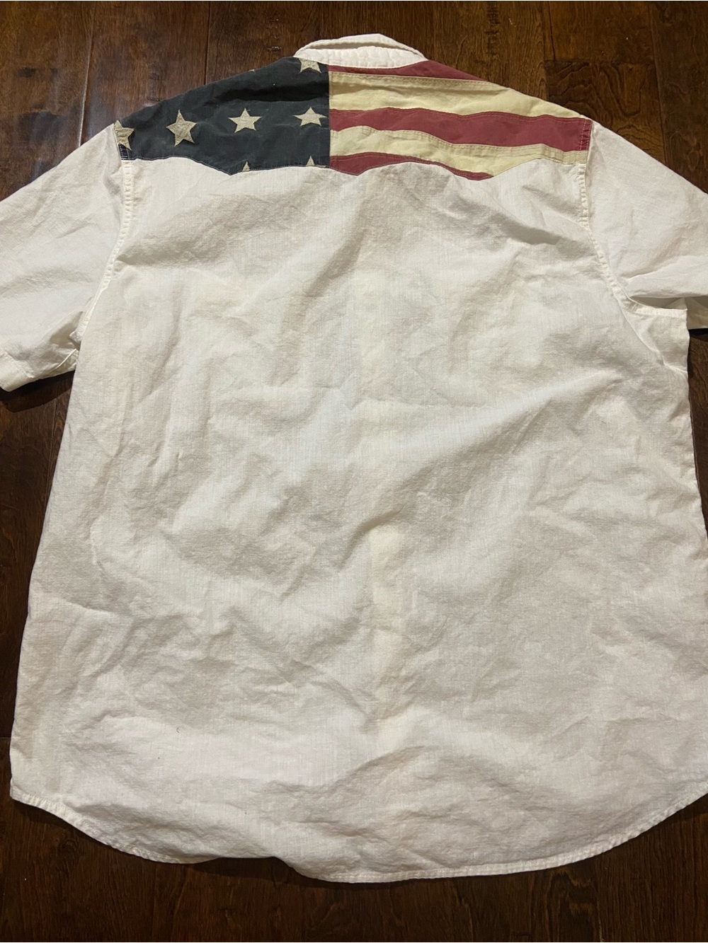 Ralph Lauren Denim & Supply Western Shirt American Flag Yoke Mens 2XL - Picture 6 of 6